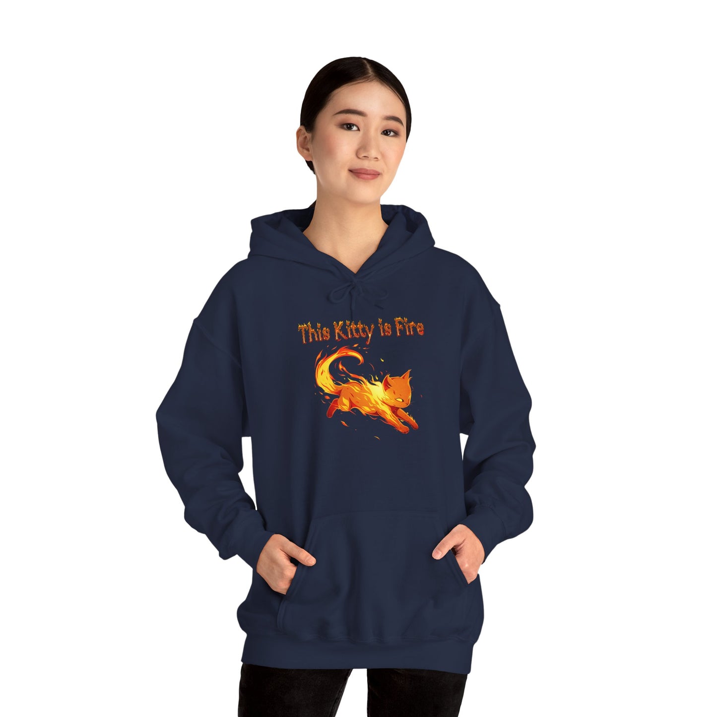 This Kitty is Fire Unisex Hoodie
