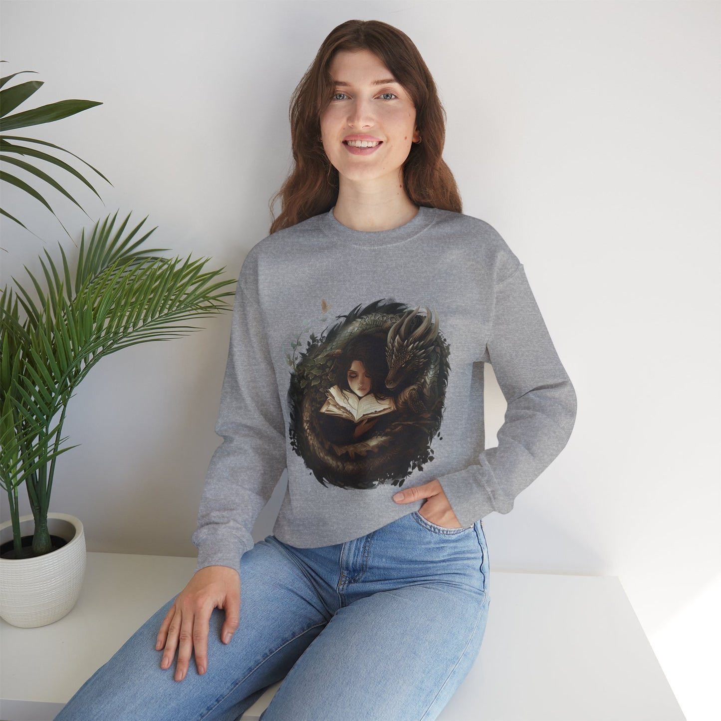 Creature Comforts Fantasy Dragon Crewneck Sweatshirt