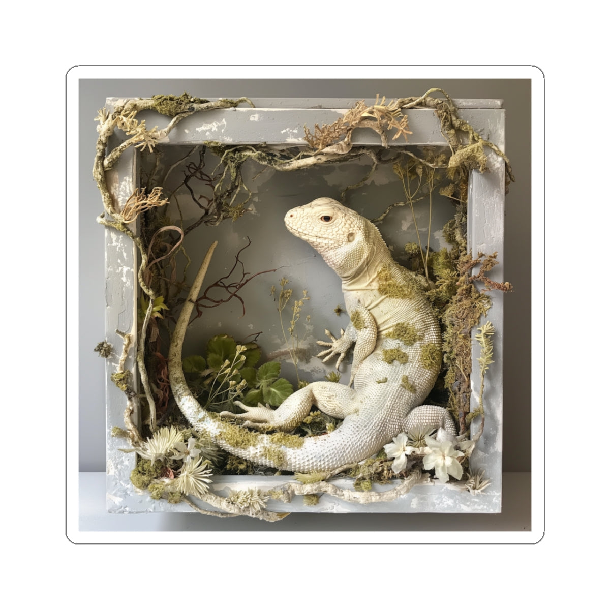 Boxlizard Terrarium Sticker — Kiss-Cut Decorative Sticker