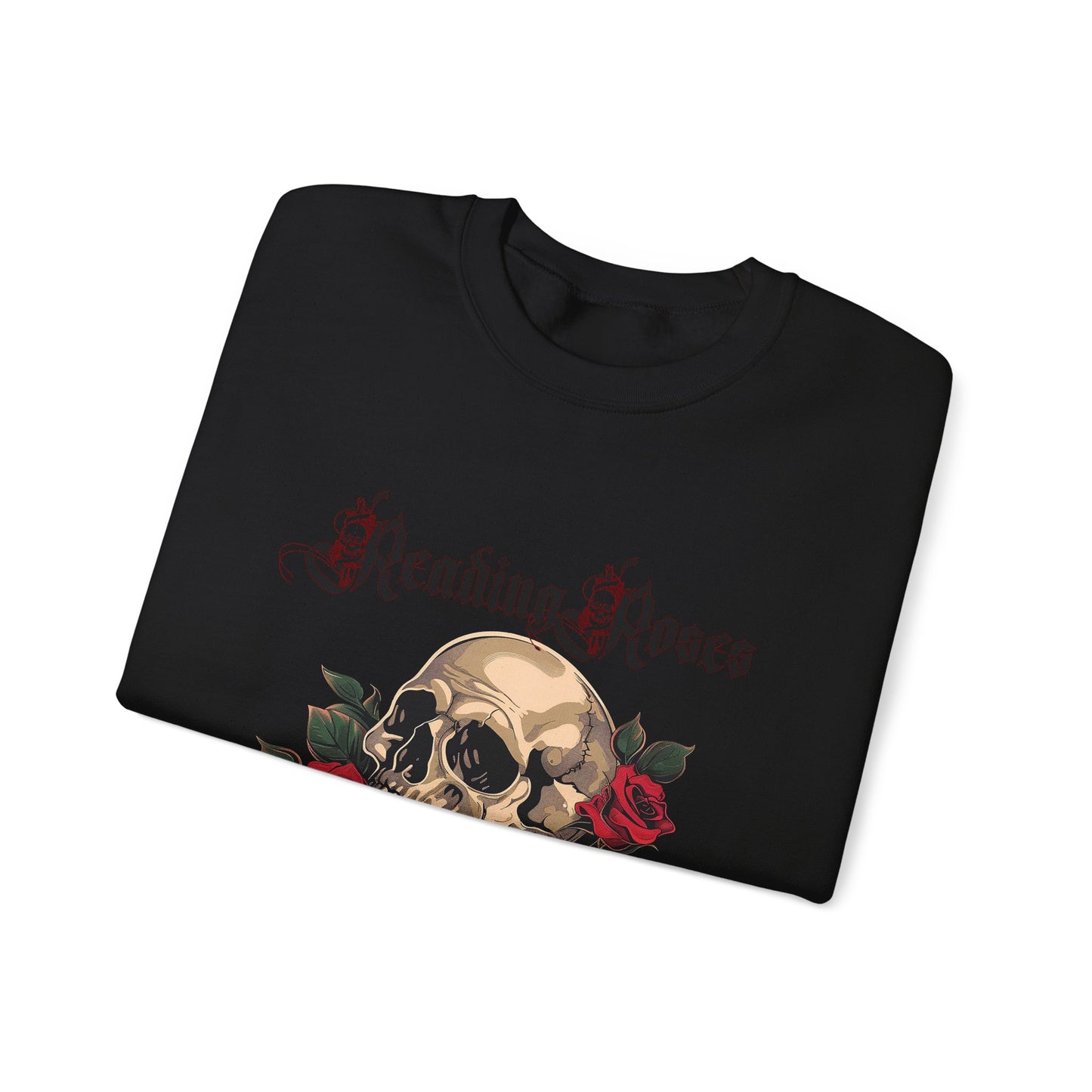 Reading Roses Crewneck Sweatshirt BkLtr