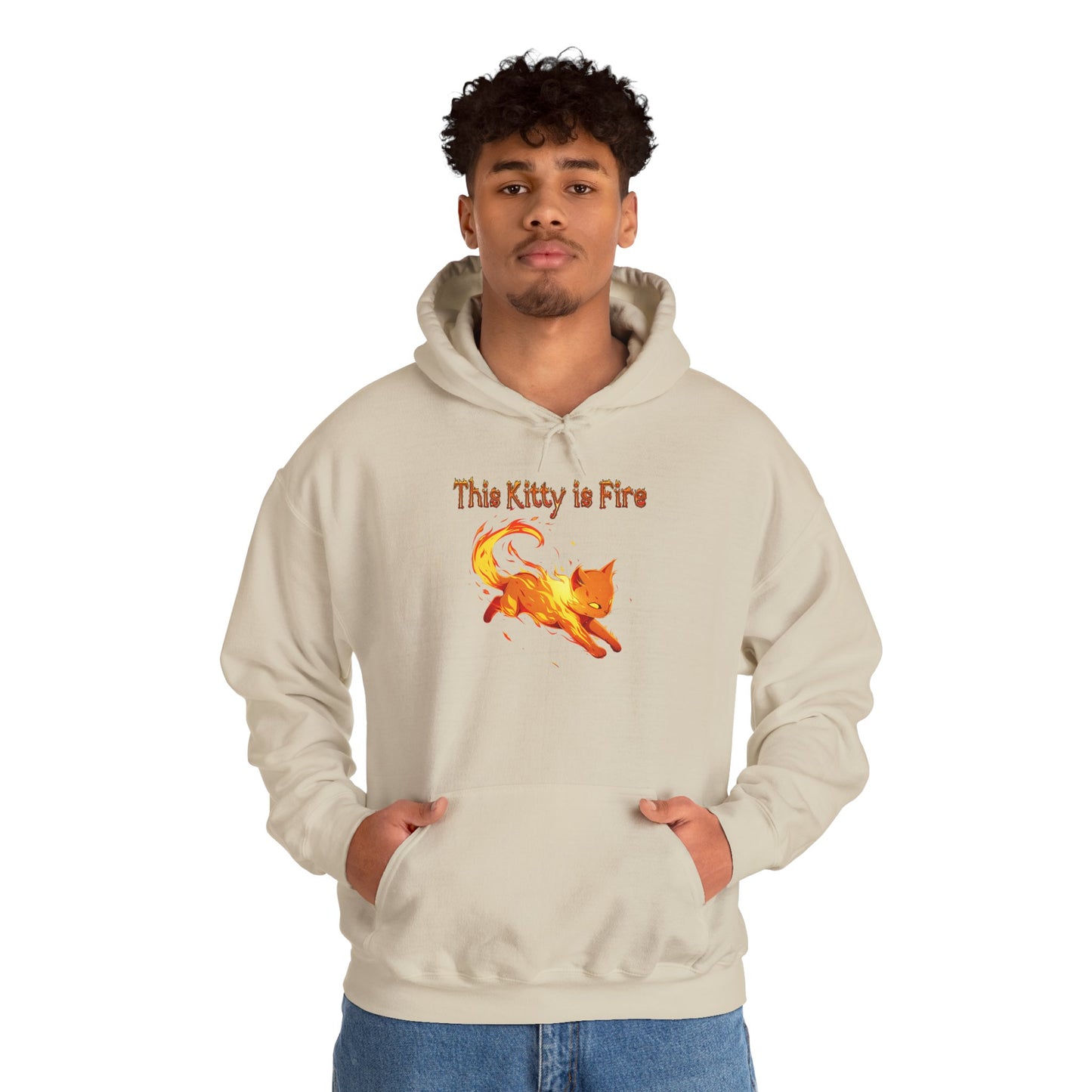 This Kitty is Fire Unisex Hoodie