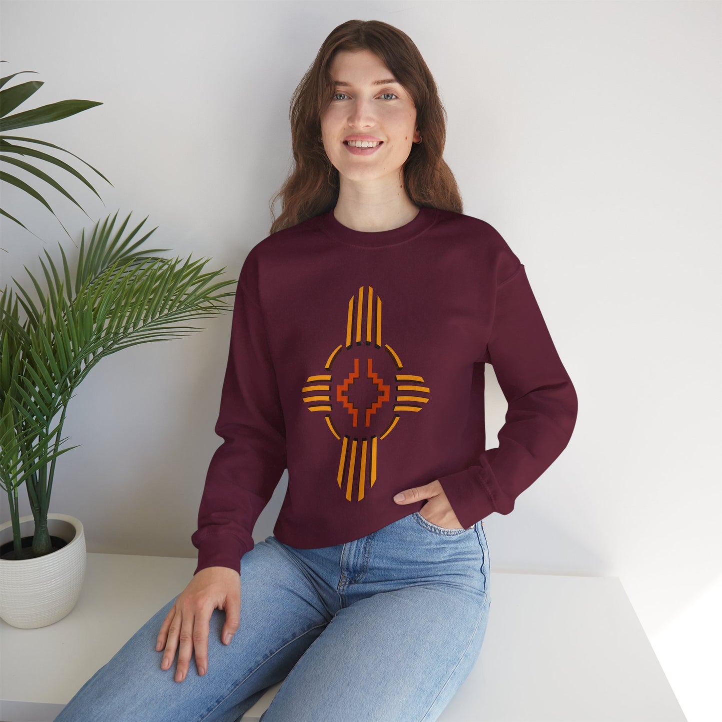 New Mexico Zia Unisex Crewneck Sweatshirt