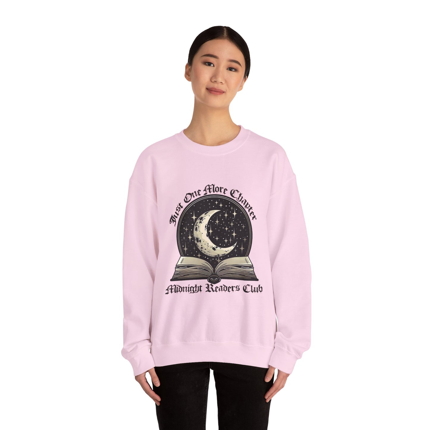 Just One More Chapter - Midnight Readers Club Sweatshirt for Book Lovers
