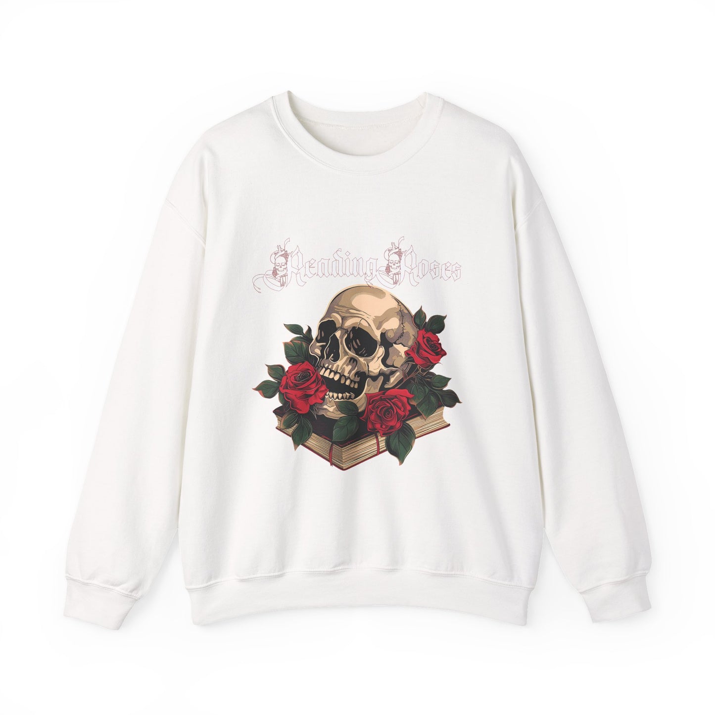 Reading Roses Crewneck Sweatshirt WtLtr