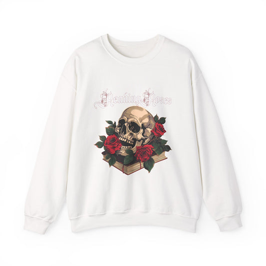 Reading Roses Crewneck Sweatshirt WtLtr