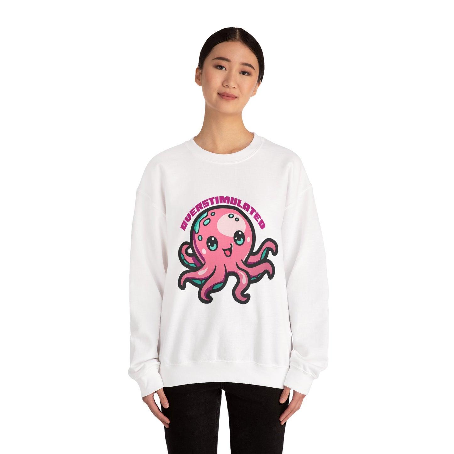 Overstimulated Octopus Graphic Sweatshirt