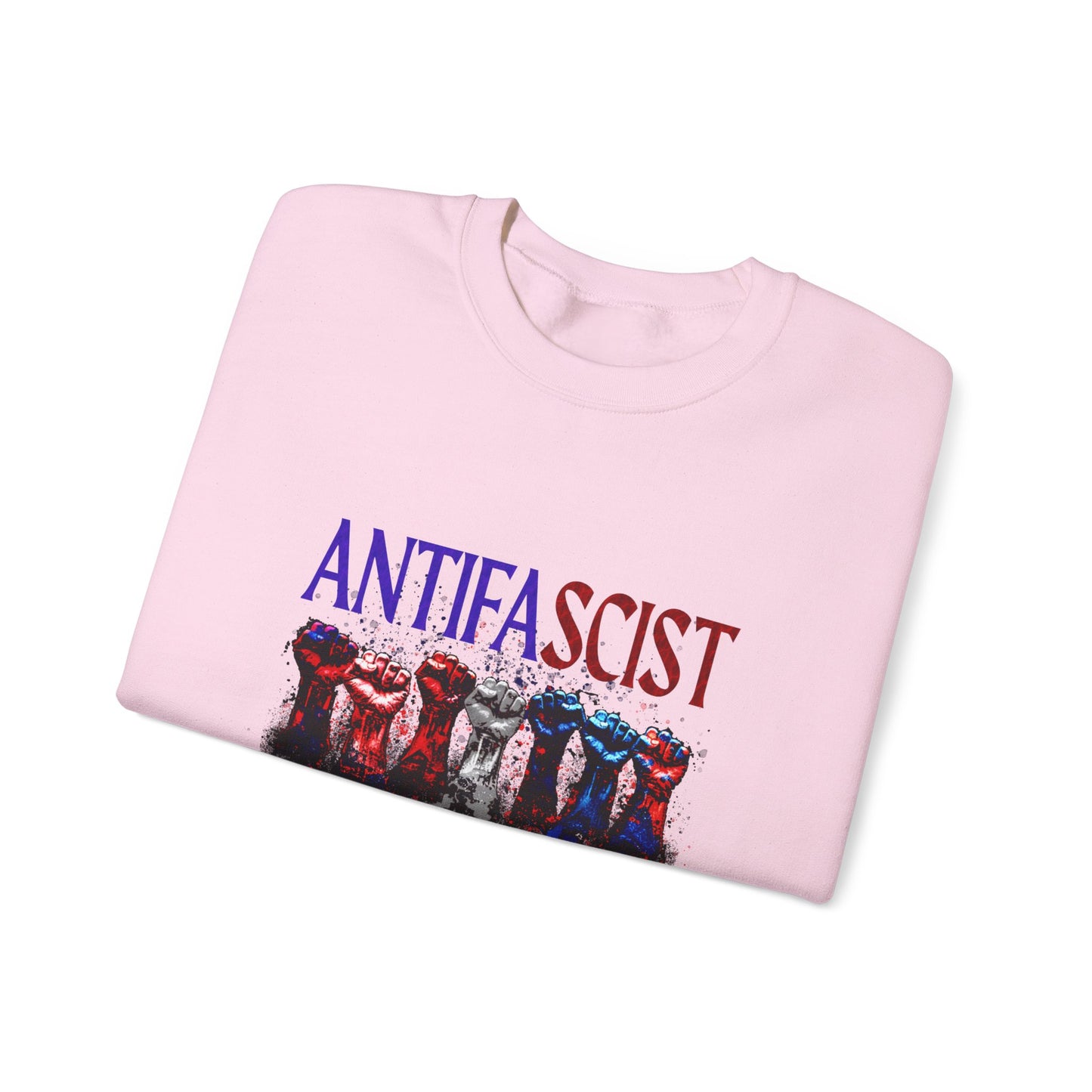 Antifascist Crewneck Sweatshirt Unisex Heavy Blend™