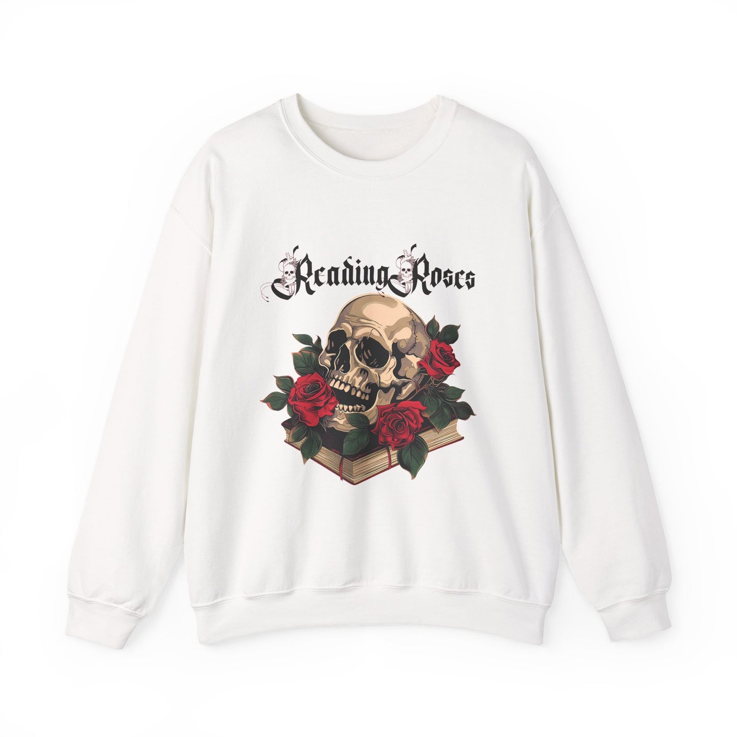 Reading Roses Crewneck Sweatshirt BkLtr
