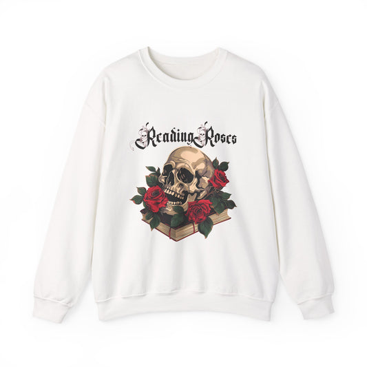 Reading Roses Crewneck Sweatshirt BkLtr