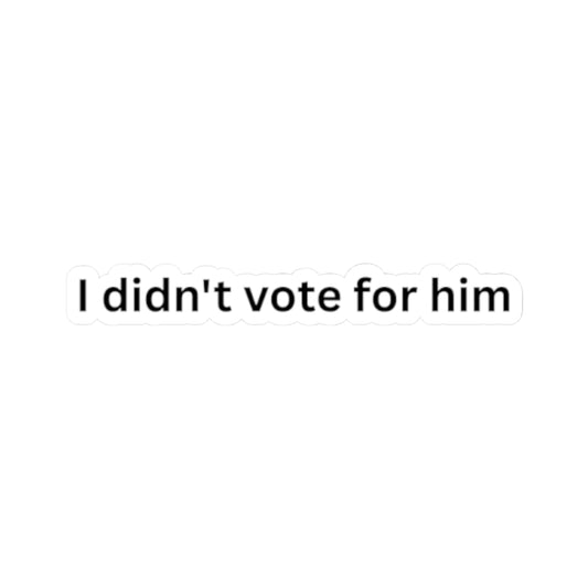 Political Humor Kiss-Cut Stickers