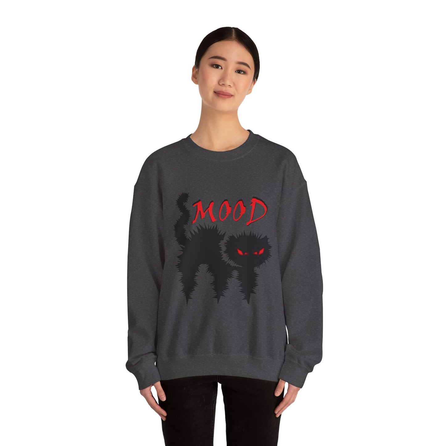 Mood Cat Unisex Crewneck Sweatshirt