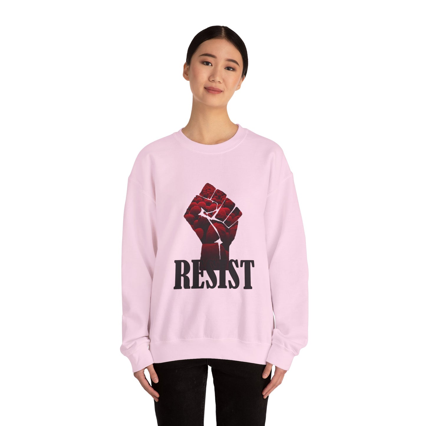 Resist the Red Hats Heavy Blend™ Crewneck Sweatshirt