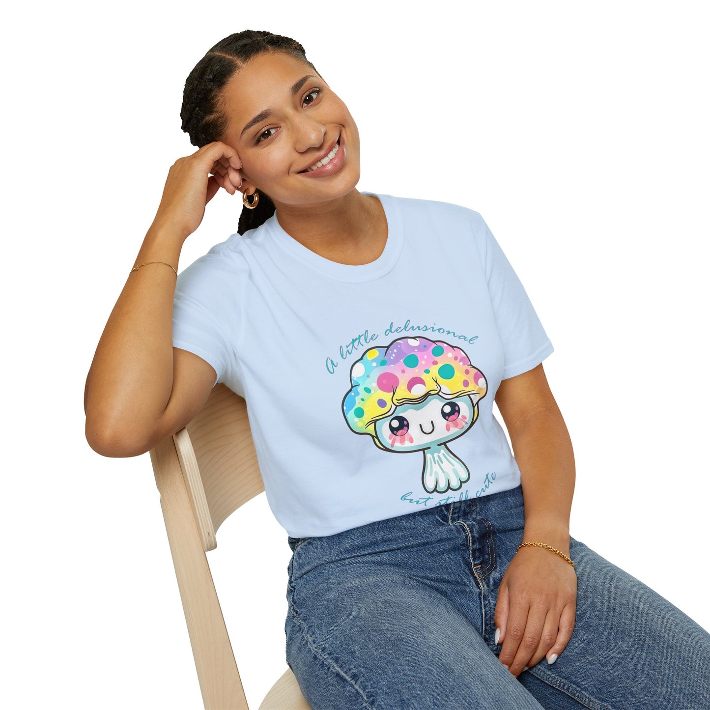 Little Delusional but Still Cute Jellyfish Graphic T-Shirt - A Little Delusional