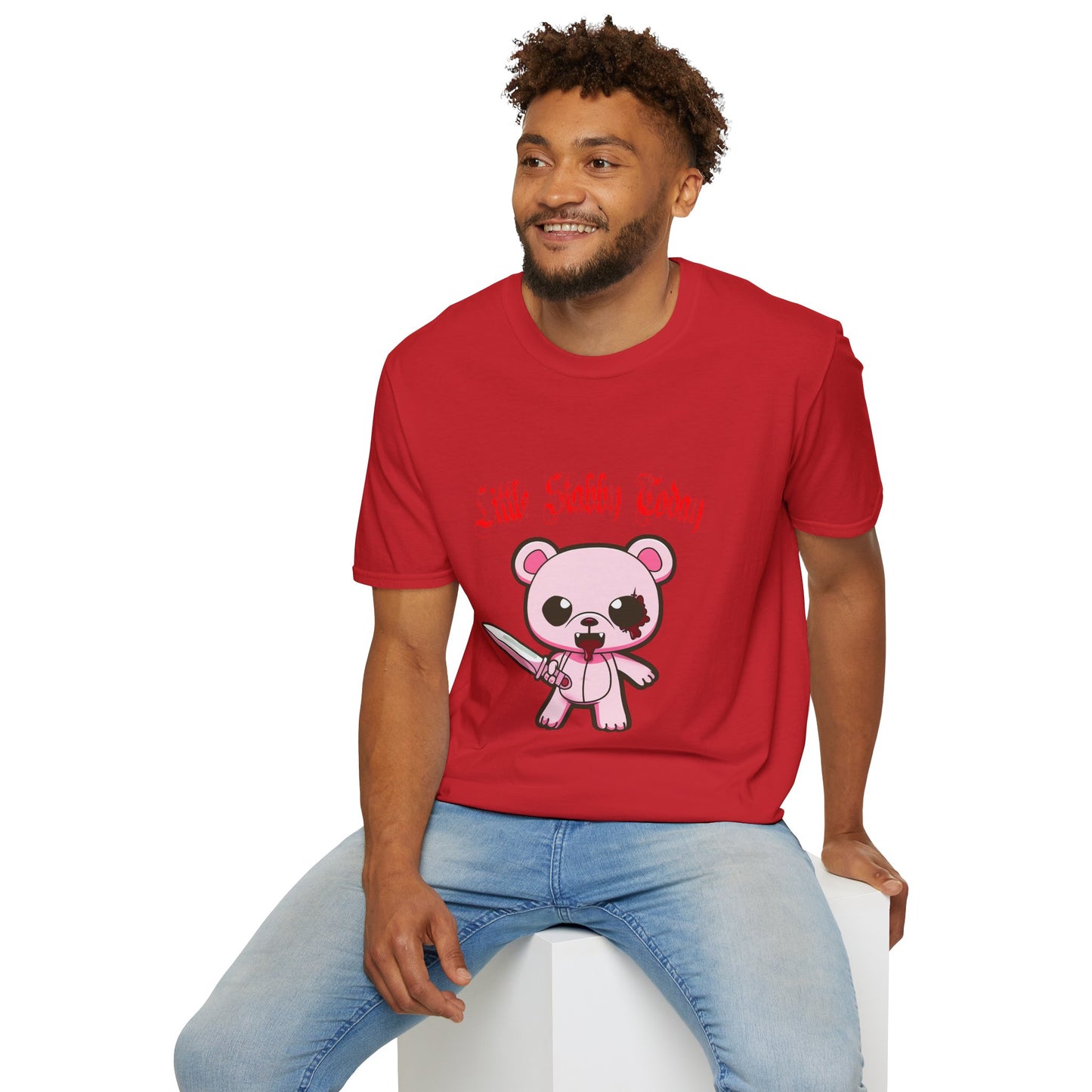 Little Stabby Today Cute Bear Graphic T-Shirt