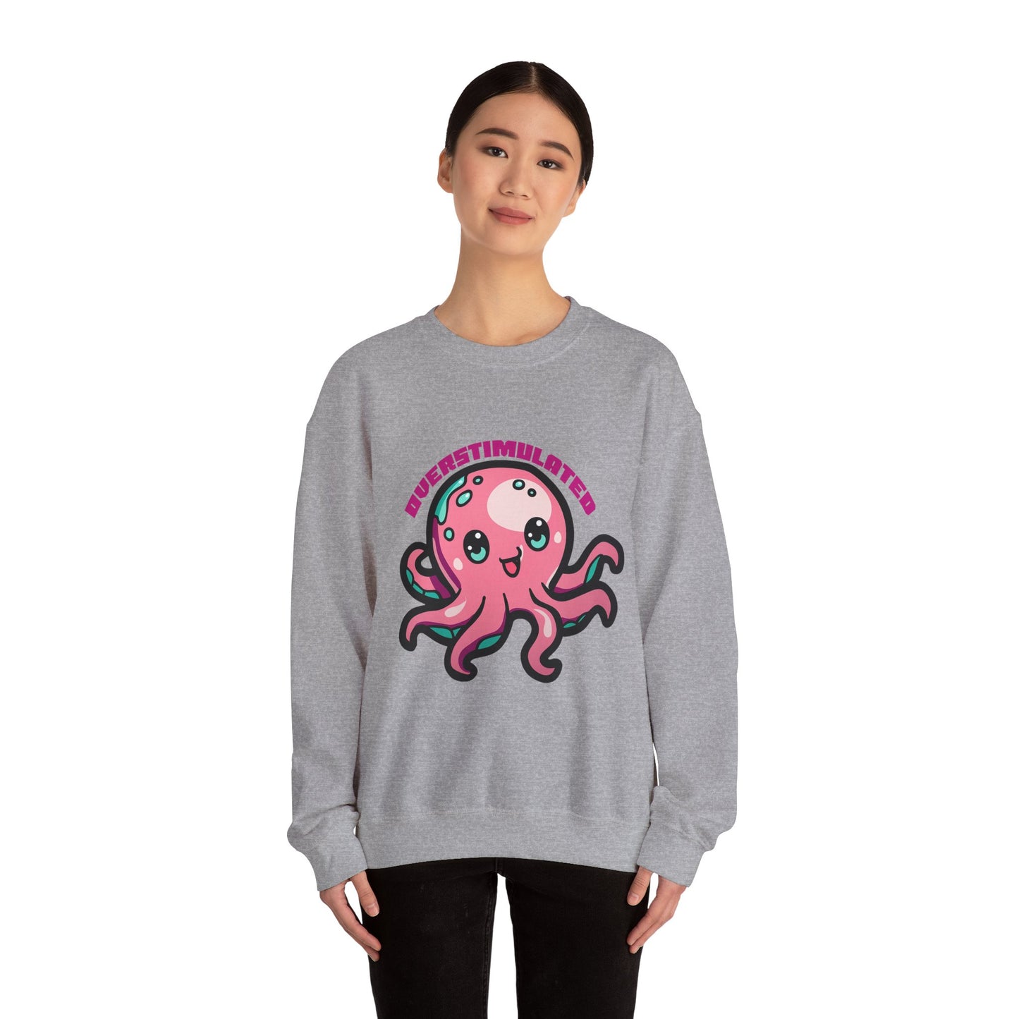 Overstimulated Octopus Graphic Sweatshirt