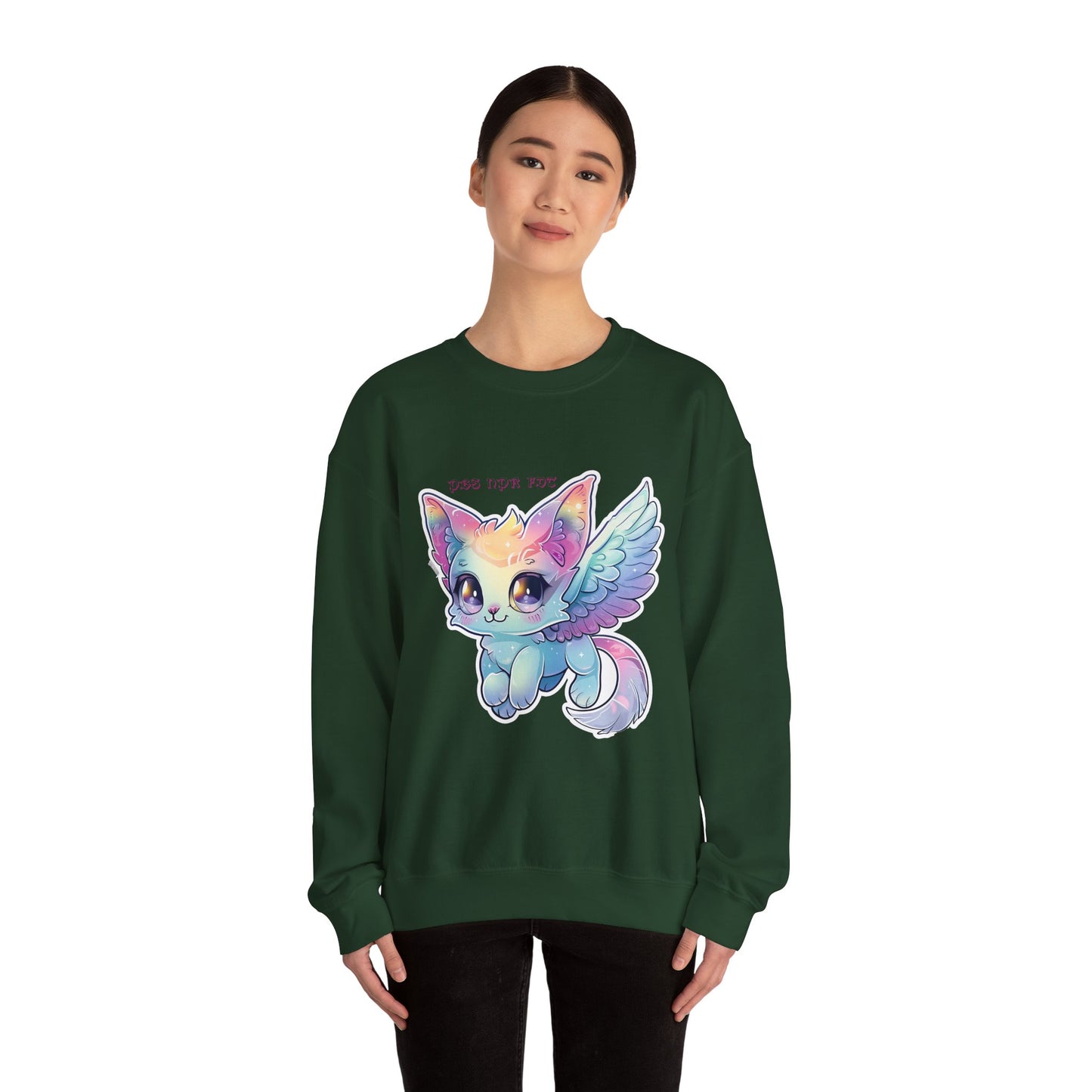 PBS NPR FDT Fantasy Cat Crewneck Sweatshirt
