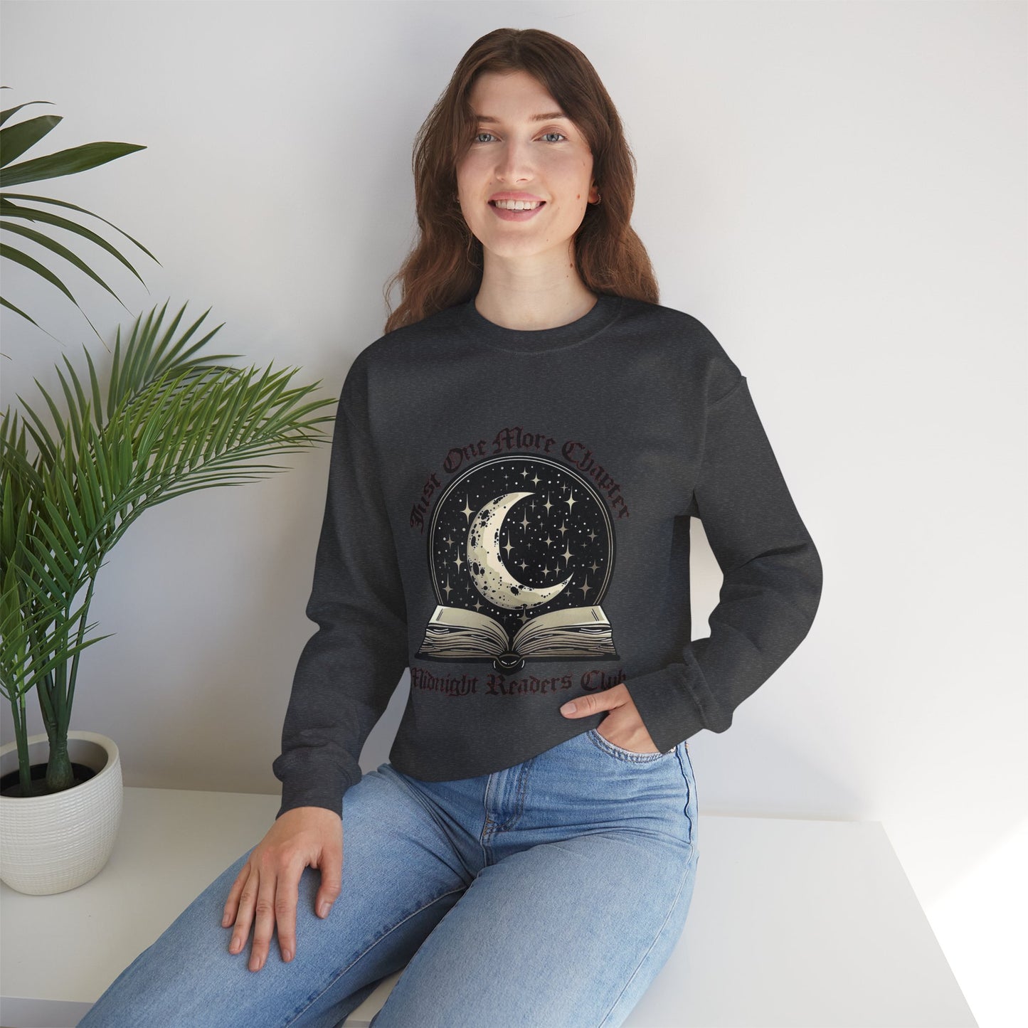 Just One More Chapter - Midnight Readers Club Sweatshirt for Book Lovers