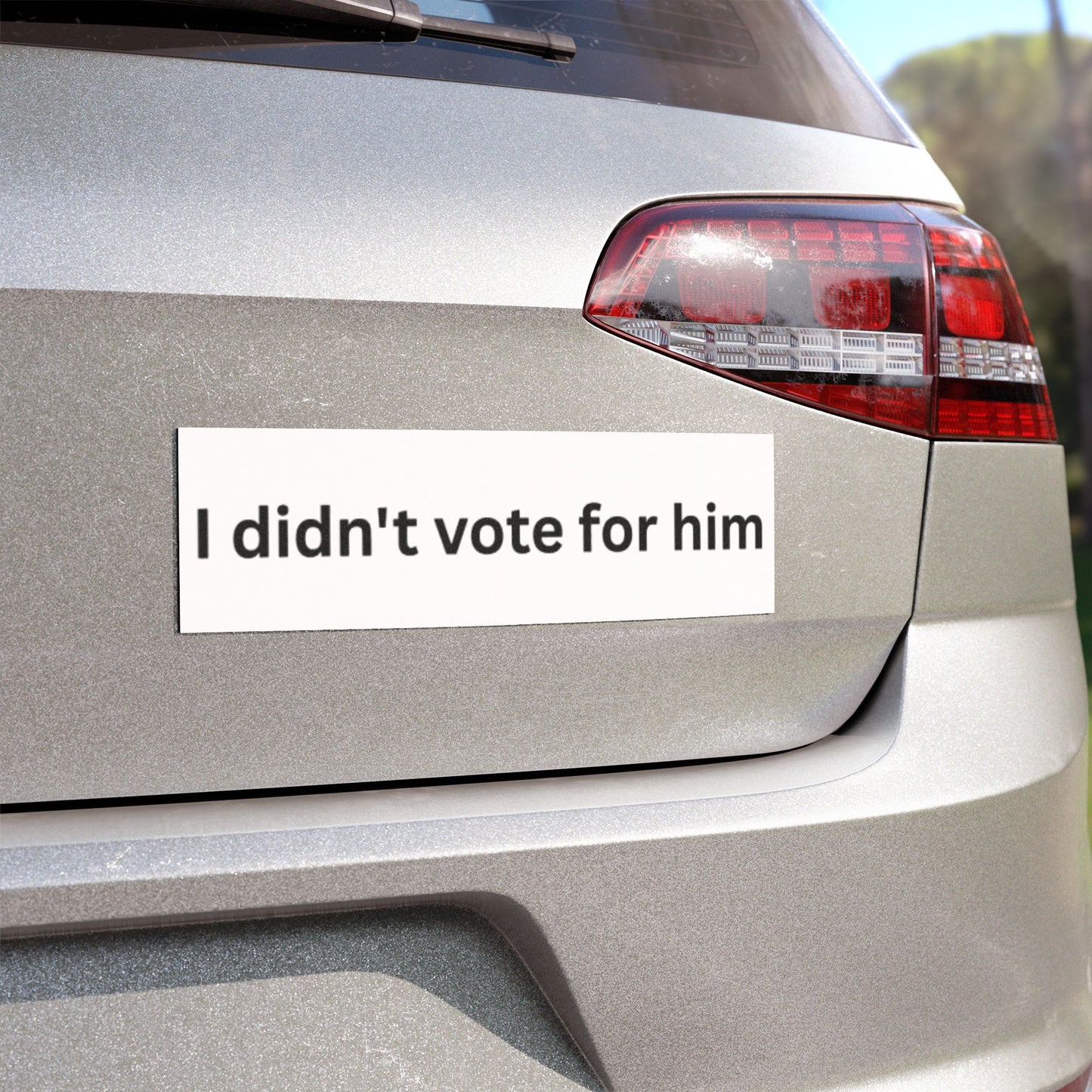 I Didn't Vote For Him - Political Car Magnet