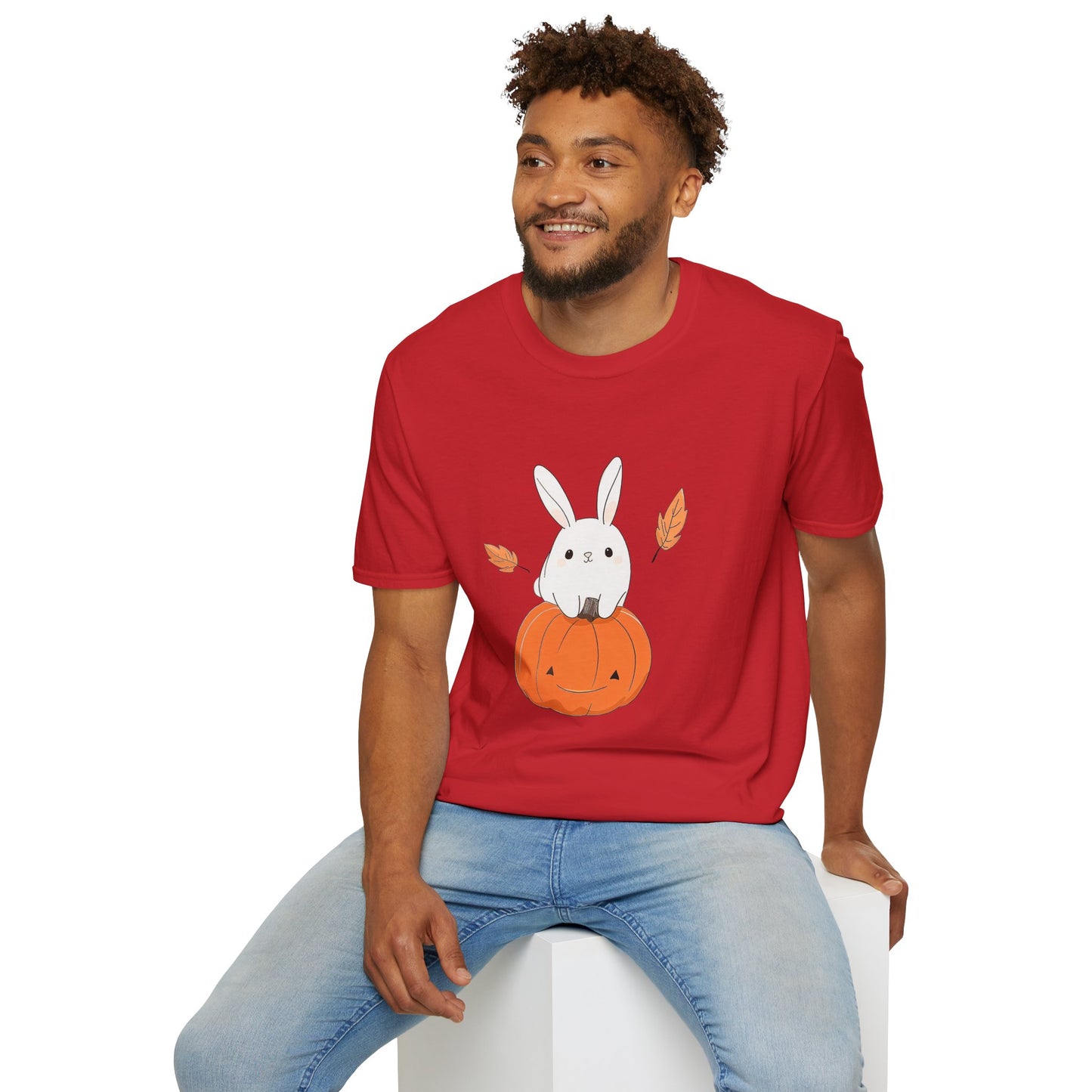 Cute Bunny Pumpkin Unisex T-Shirt