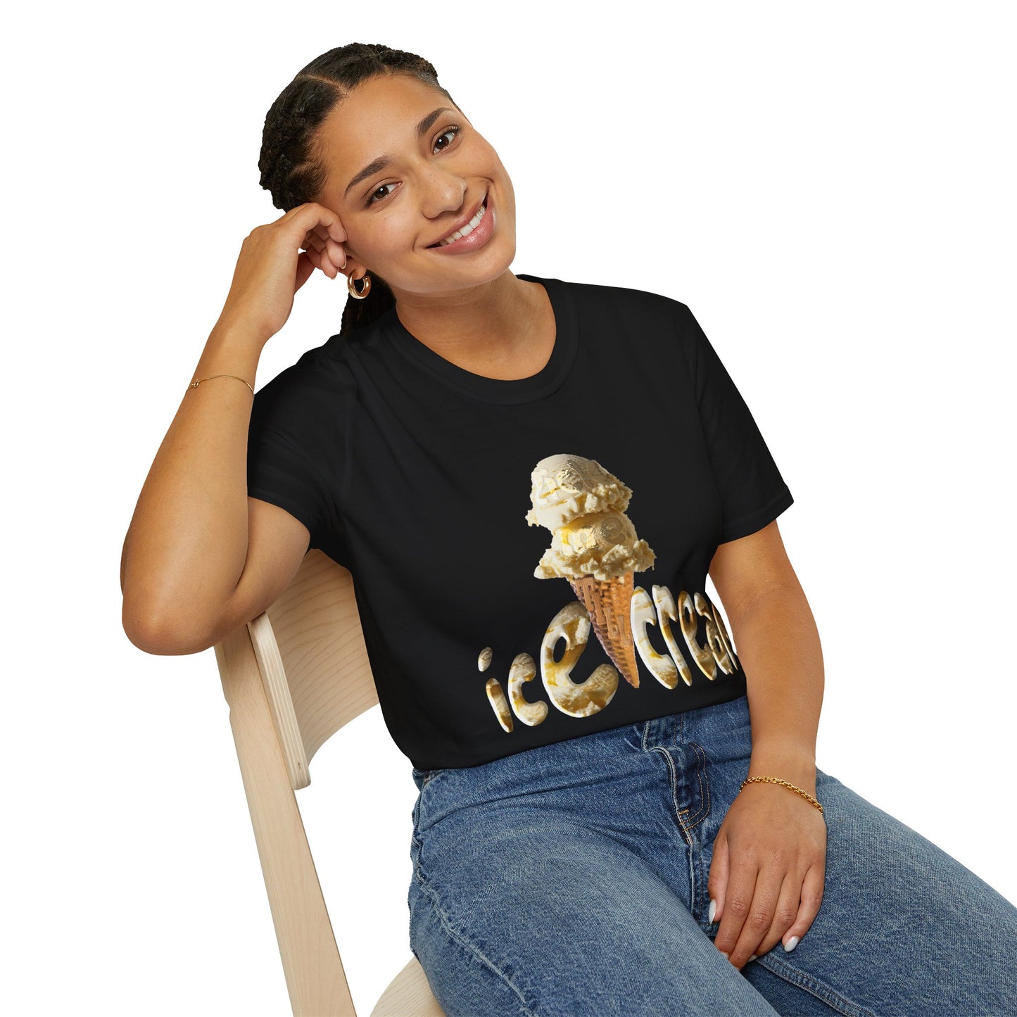 Lick Me Till Ice Cream Lover Unisex Softstyle T-Shirt