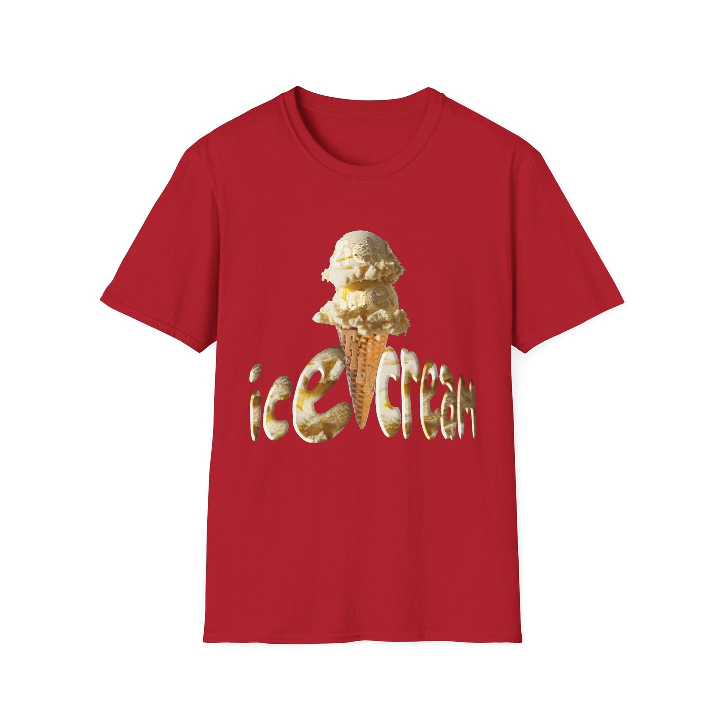 Lick Me Till Ice Cream Lover Unisex Softstyle T-Shirt