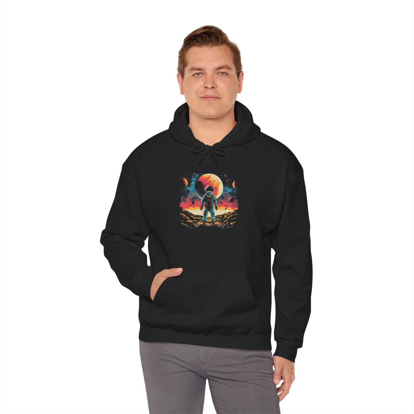Astronaut Adventure Hoodie, Cozy Space-Themed Sweatshirt, Gifts for Space Lovers, Unisex Pullover for Fall, Perfect for Astronomy [...]