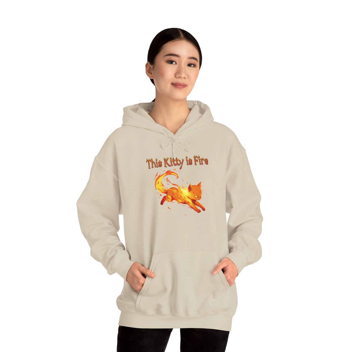 This Kitty is Fire Unisex Hoodie