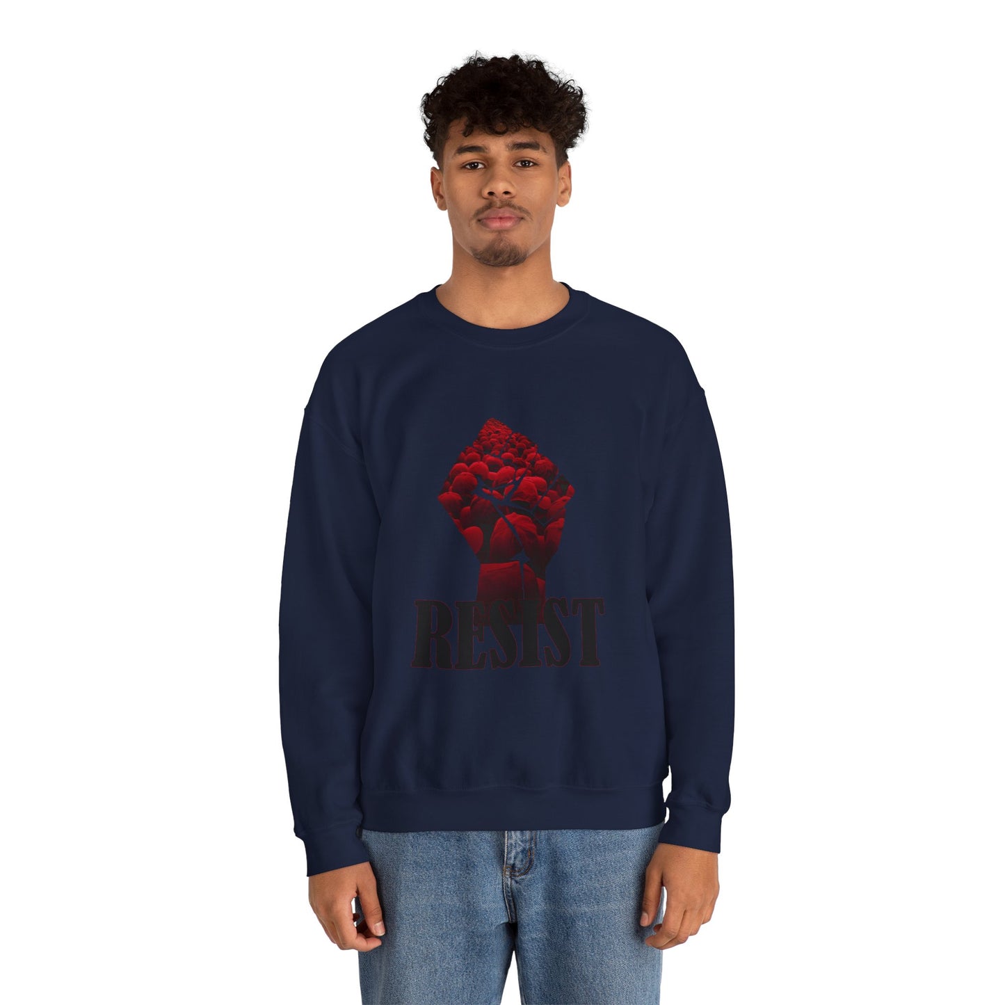 Resist the Red Hats Heavy Blend™ Crewneck Sweatshirt