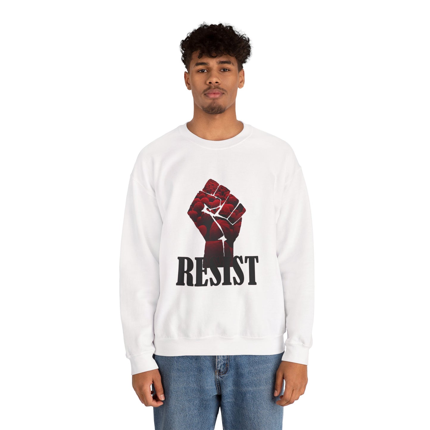 Resist the Red Hats Heavy Blend™ Crewneck Sweatshirt