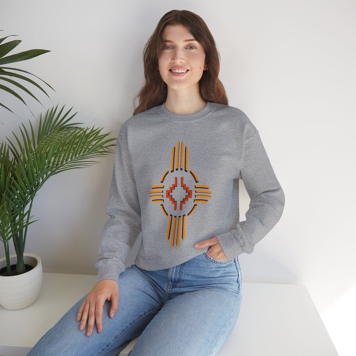 New Mexico Zia Unisex Crewneck Sweatshirt