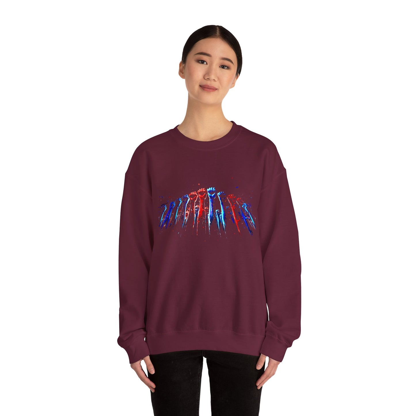 Wall of Resistance Unisex Heavy Blend™ Crewneck Sweatshirt