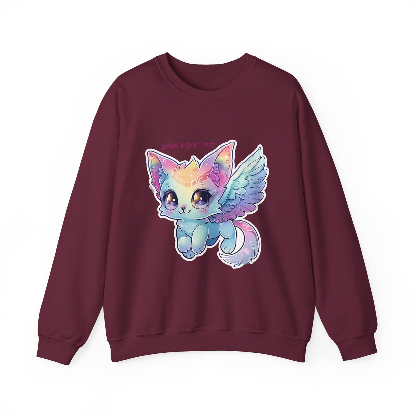 PBS NPR FDT Fantasy Cat Crewneck Sweatshirt