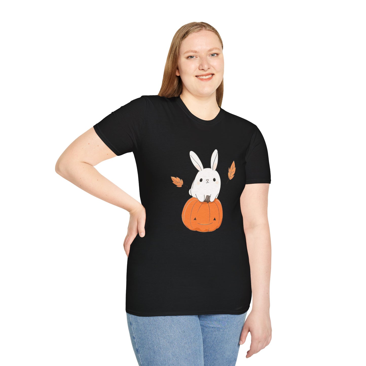 Cute Bunny Pumpkin Unisex T-Shirt