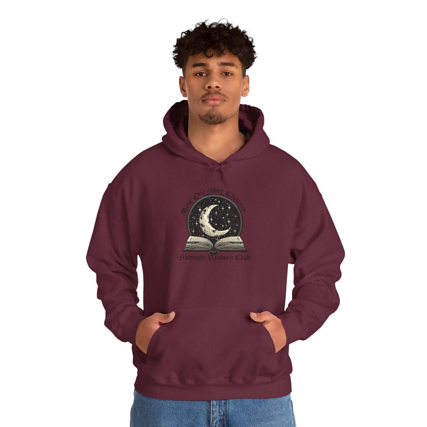 Just One More Chapter - Midnight Readers Club Hoodie for Book Lovers