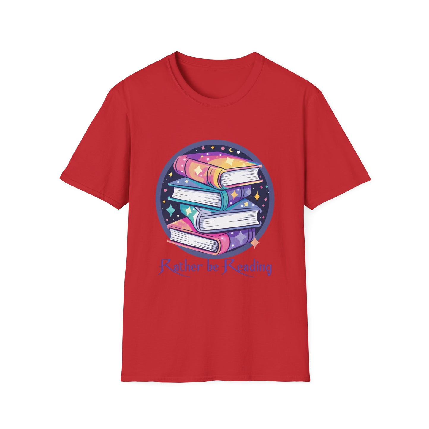Rather Be Reading Unisex Softstyle T-Shirt