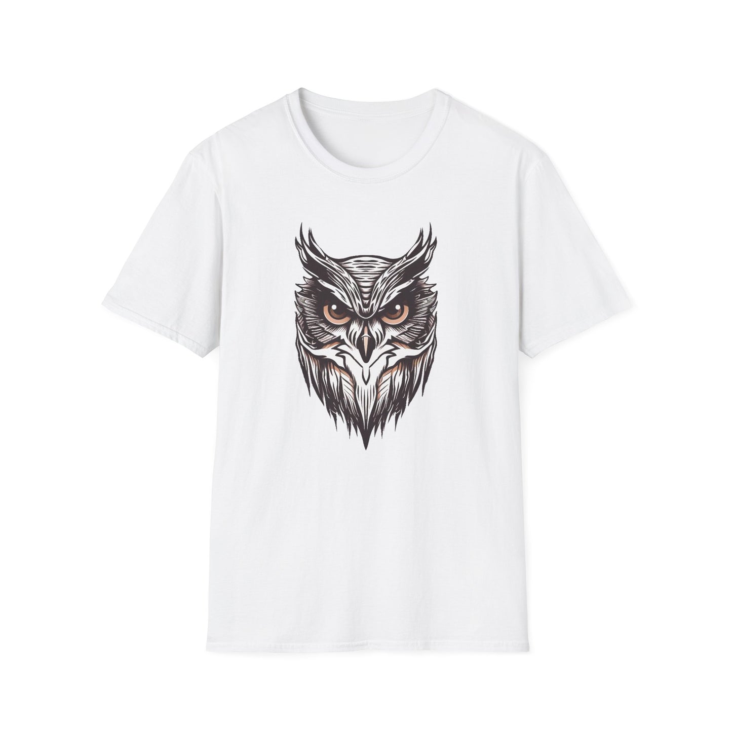 Tan and Black Owl T-Shirt