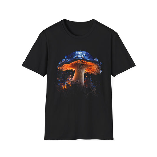 Mysterious Blue Mushroom T-Shirt