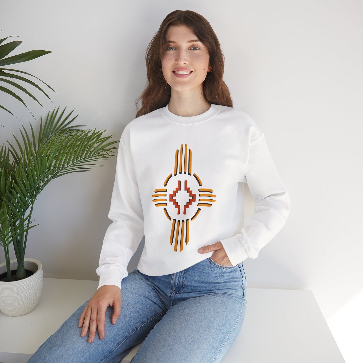 New Mexico Zia Unisex Crewneck Sweatshirt