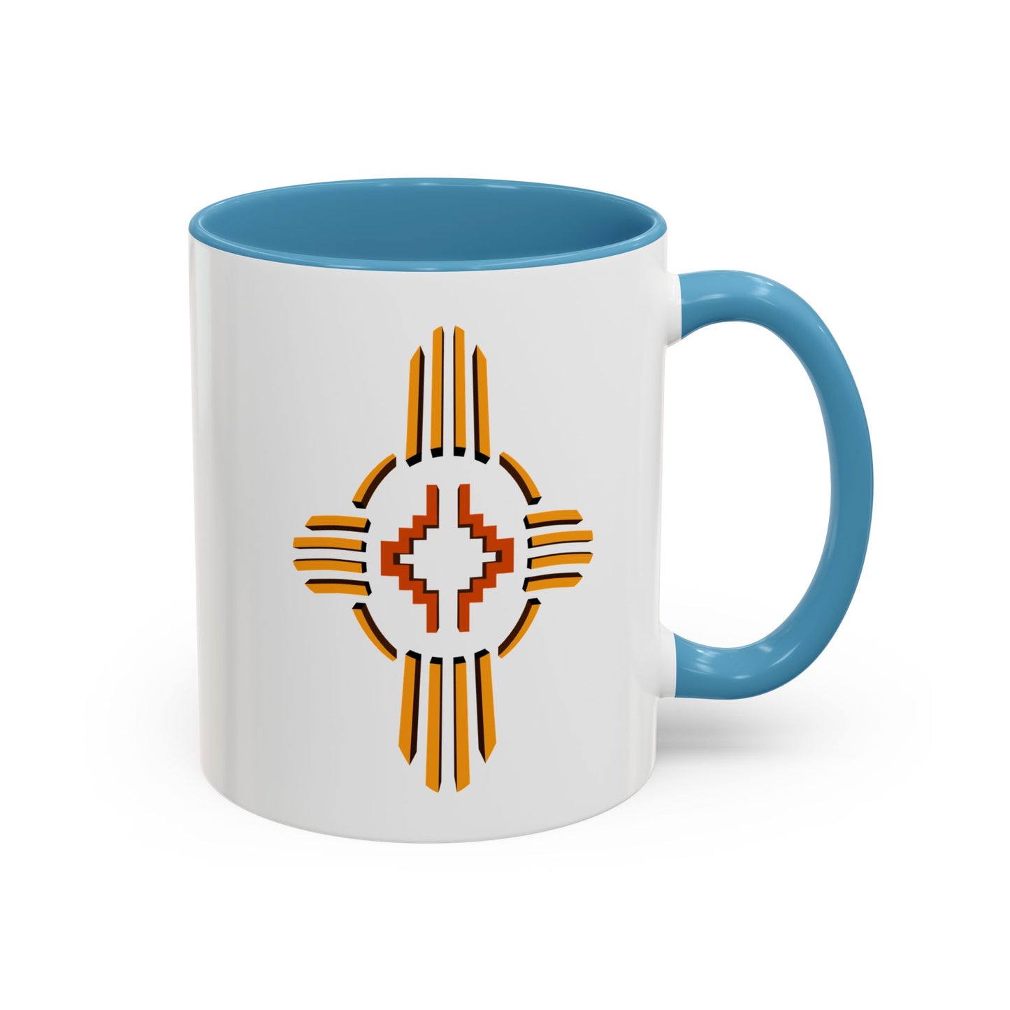 Southwest Zia-Inspired Accent Coffee Mug - 11oz