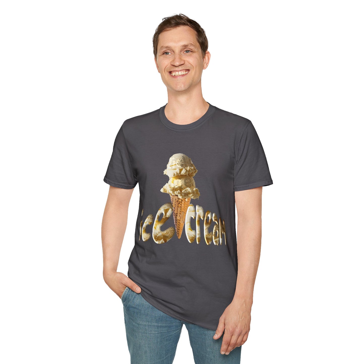 Lick Me Till Ice Cream Lover Unisex Softstyle T-Shirt