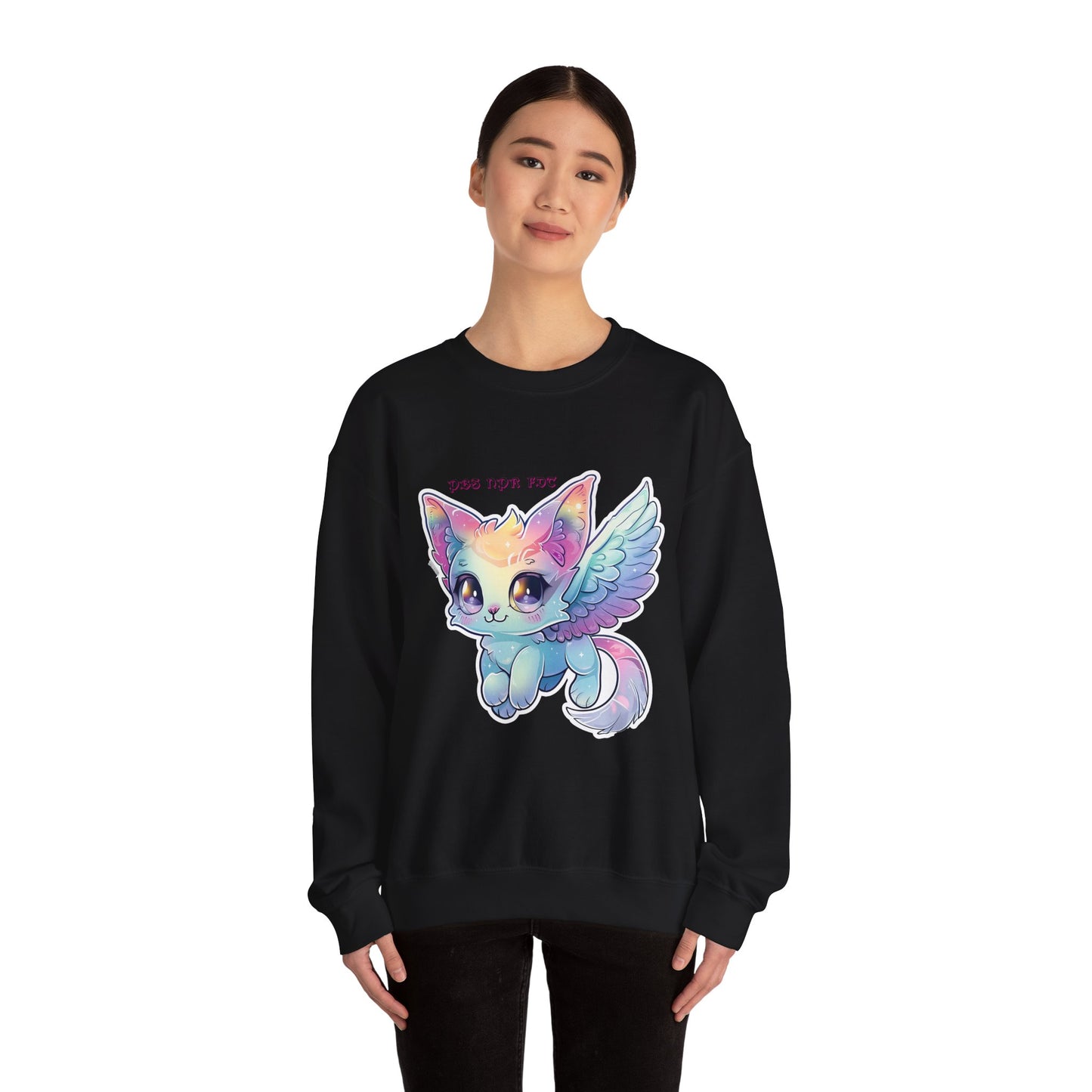 PBS NPR FDT Fantasy Cat Crewneck Sweatshirt