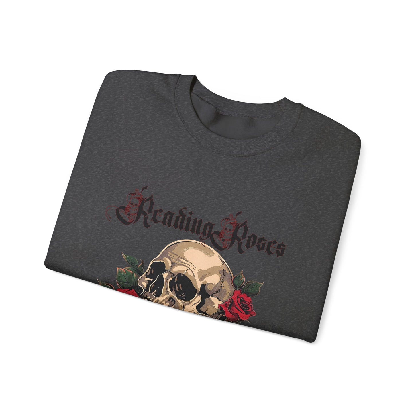 Reading Roses Crewneck Sweatshirt BkLtr