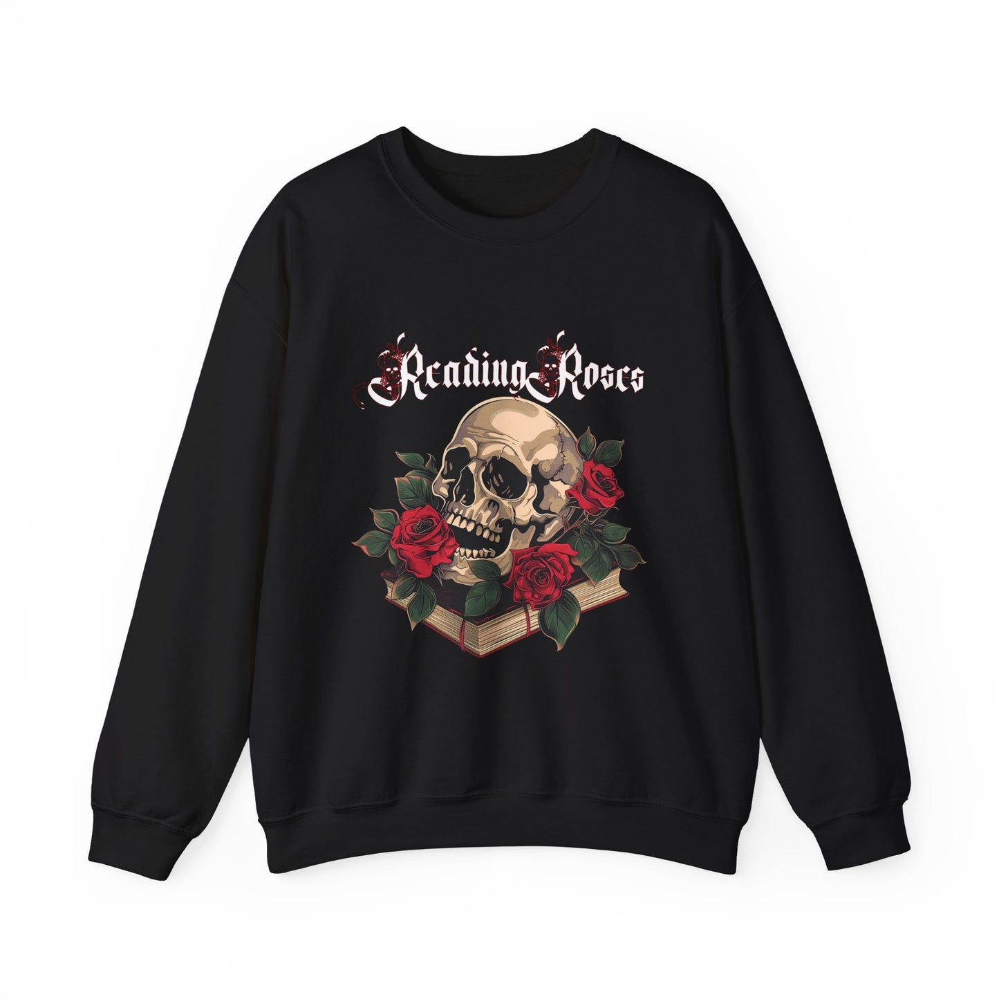 Reading Roses Crewneck Sweatshirt WtLtr