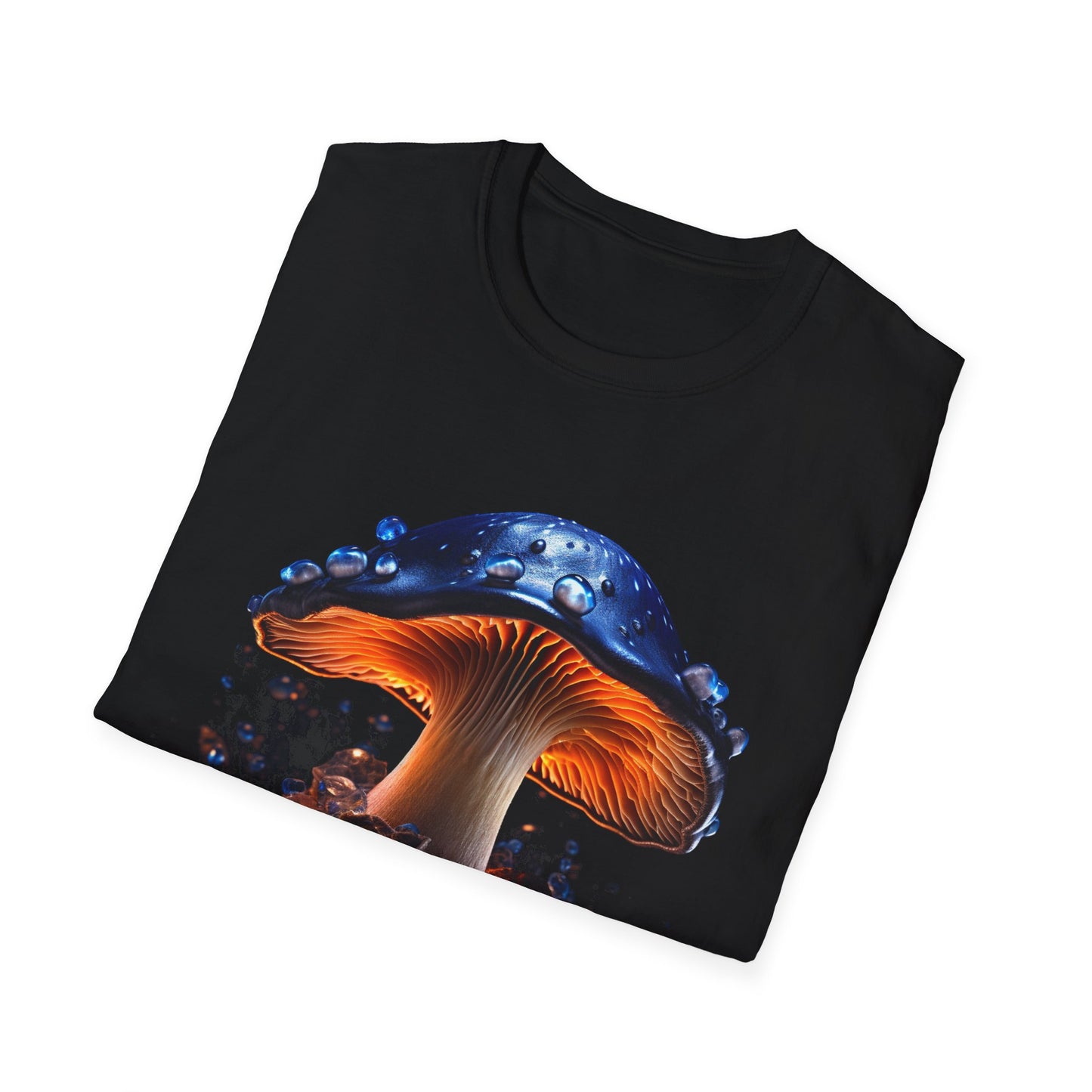 Mysterious Blue Mushroom T-Shirt