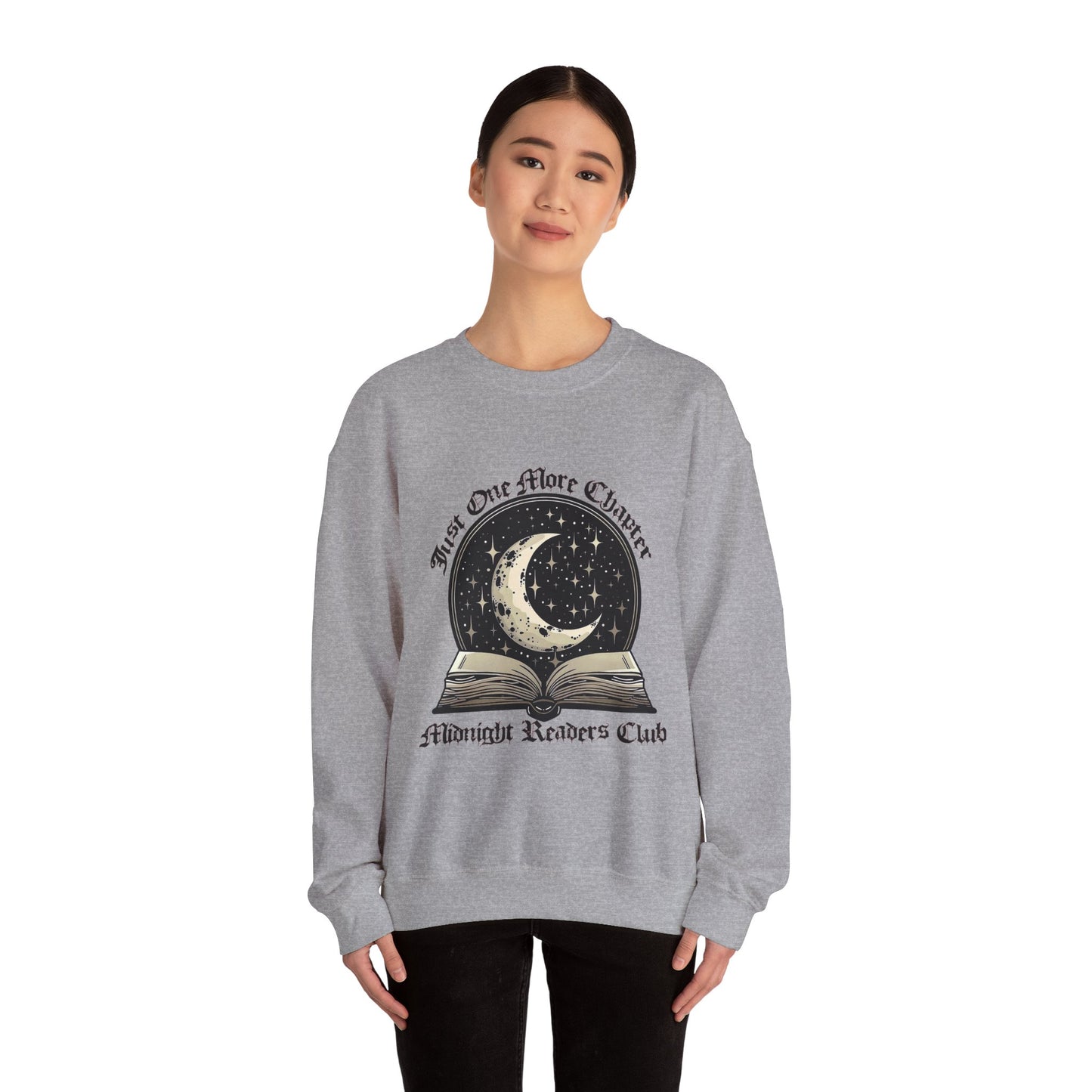 Just One More Chapter - Midnight Readers Club Sweatshirt for Book Lovers