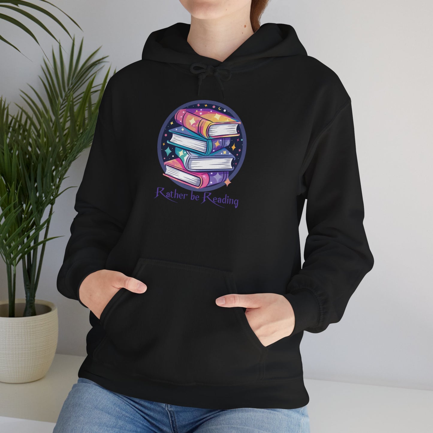 Rather Be Reading Book Lover's Unisex Hoodie