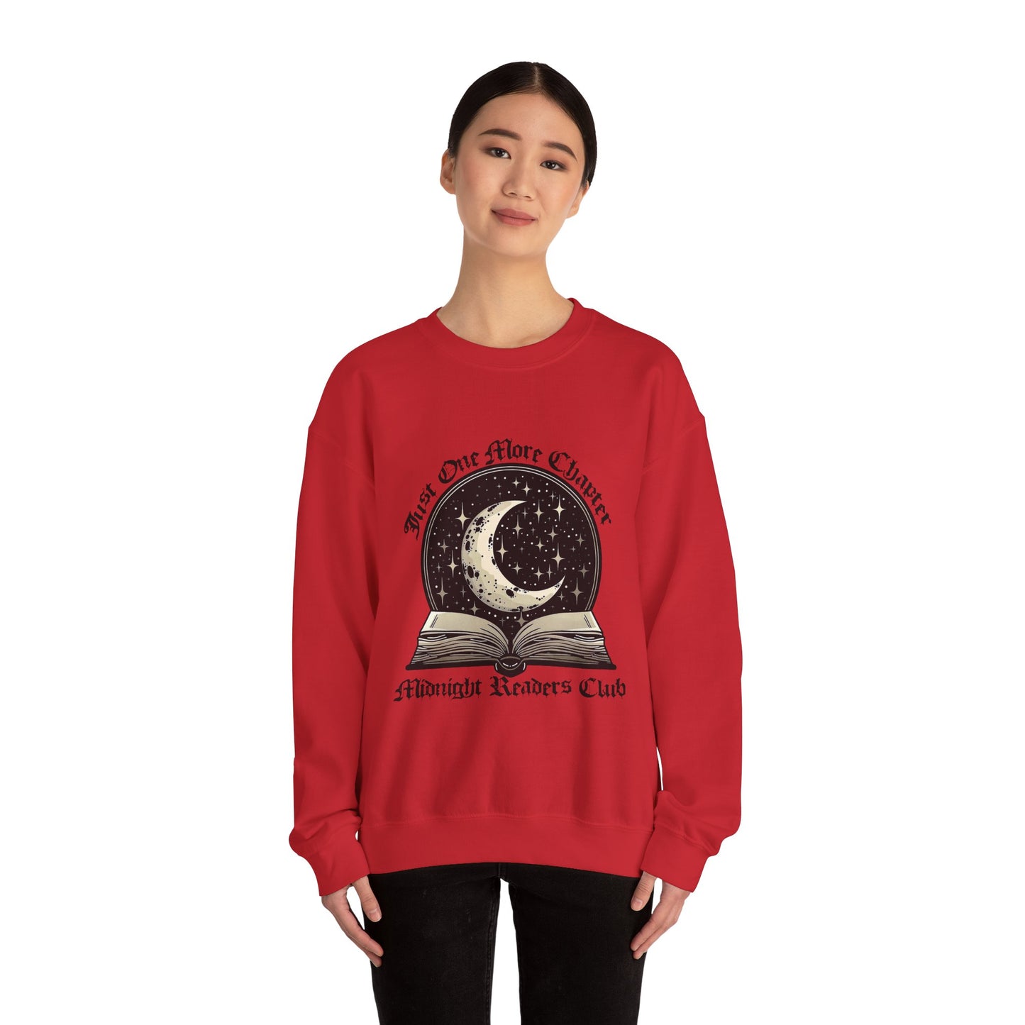 Just One More Chapter - Midnight Readers Club Sweatshirt for Book Lovers