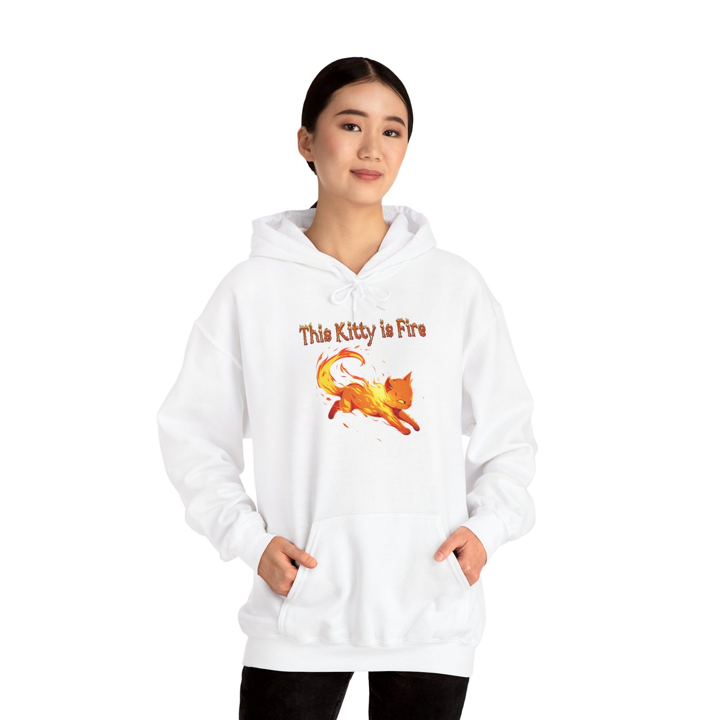 This Kitty is Fire Unisex Hoodie