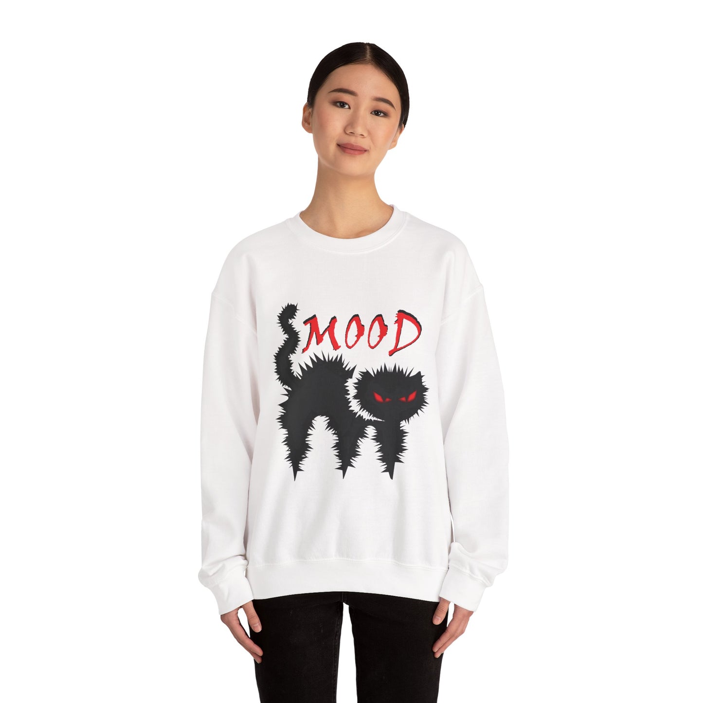Mood Cat Unisex Crewneck Sweatshirt