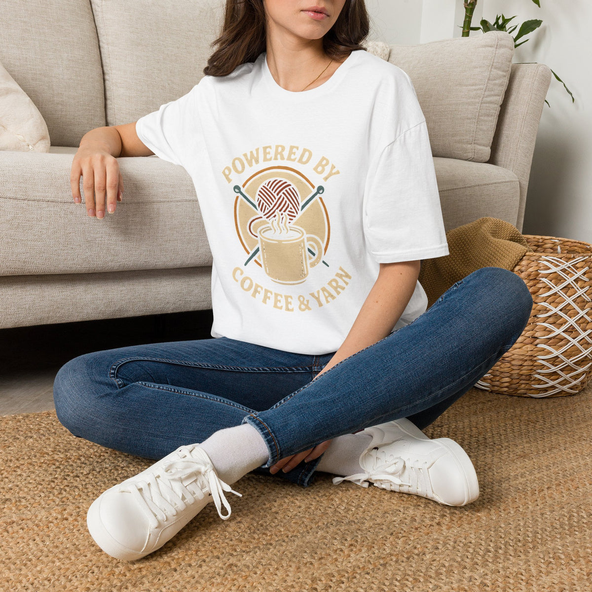 Powered by Coffee & Yarn T-Shirt
